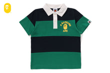COLLEGE PANEL STRIPE POLO SHIRT